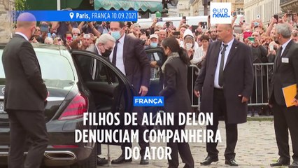 Filhos de Alain Delon apresentam queixa contra companheira do ator