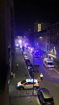 Incendio alla casa di riposo: l'arrivo dei soccorsi