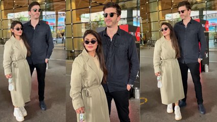 Sreejita De German Husband After Wedding First Time Mumbai Airport FULL VIDEO । Boldsky