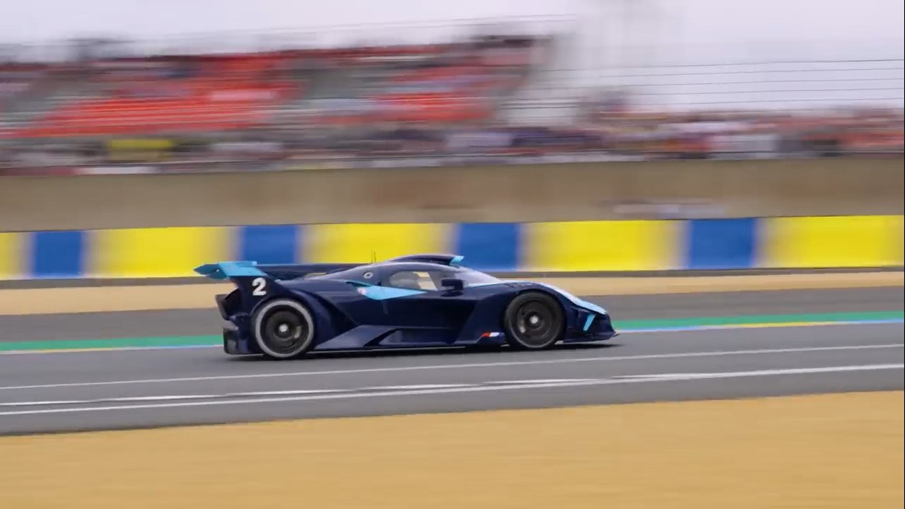 VÍDEO: Bugatti Bolide, disfruta de su sonido y sus capacidades en Le Mans