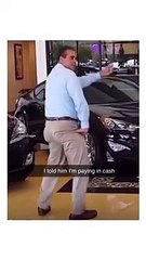 I told him I'm paying in cash