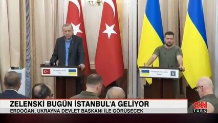 Tüm gözler İstanbul'daki zirvede... Zelenski, Erdoğan ile görüşmek üzere İstanbul'a geliyor