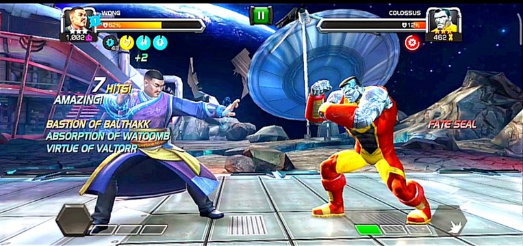 Wong Vs colossus amazing Fighting video || marvel contest of champions ||