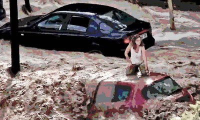 Una fuerte tormenta en Zaragoza provoca graves incidentes