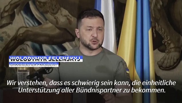 Selenskyj will Einladung zum Nato-Beitritt für sein Land