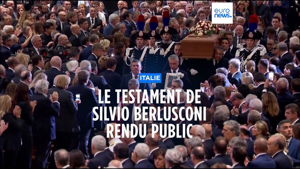 Italie : le testament de Silvio Berlusconi rendu public