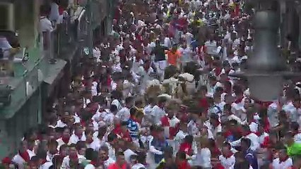 انطلاق احتفالات سان فرمين في مدينة بامبلونا الإسبانية