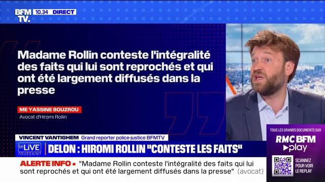 Plaintes déposées par les enfants d'Alain Delon: l'avocat d'Hiromi Rollin annonce que sa cliente conteste l'intégralité des faits qui lui sont reprochés
