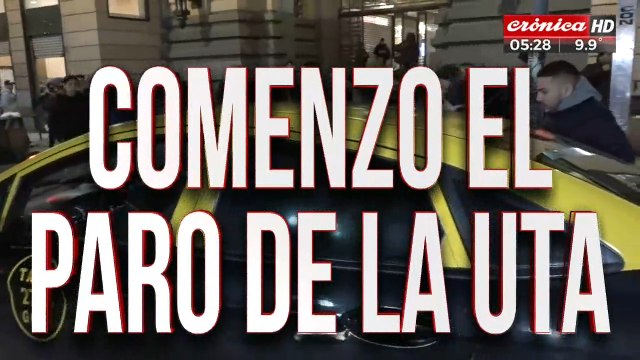 Comenzó el paro de la UTA: el país sin colectivos por 24 horas