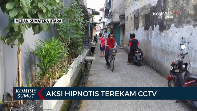 Detik-detik Pelaku Hipnotis di Medan Terekam CCTV Saat Beraksi