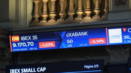 El Ibex 35 pierde los 9.200 puntos, pendiente del empleo en EEUU