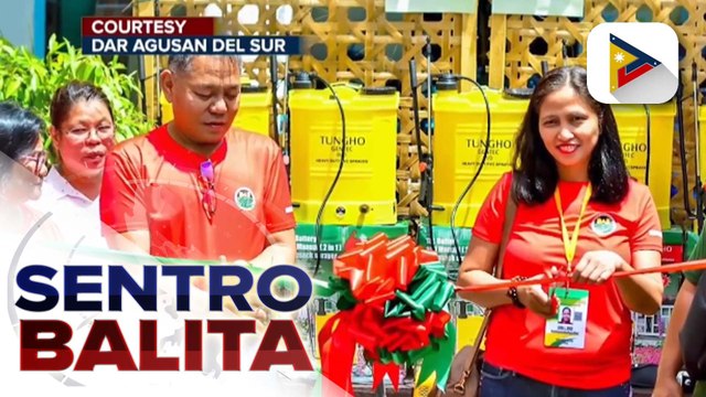 Agrarian reform beneficiaries sa Agusan del Sur, nakatanggap ng farming machineries mula sa DAR