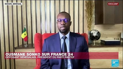 OUSMANE SONKO GIVES AN EXCLUSIVE INTERVIEW TO FRANCE 24