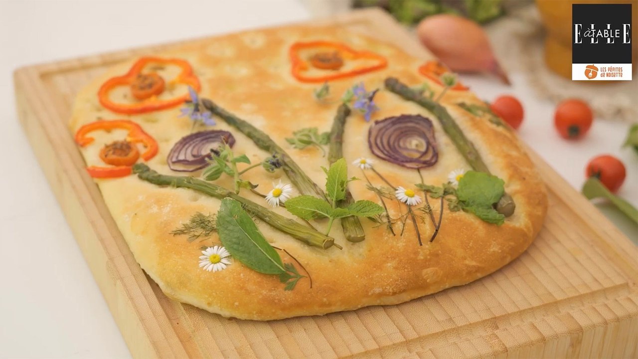 Focaccia aux légumes