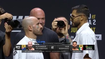 UFC 290 - Le face-à-face entre Volkanovski et Rodriguez !