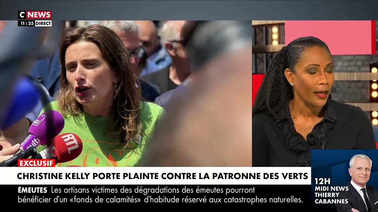 EXCLU - Christine Kelly explique pourquoi elle porte plainte contre Marine Tondelier, secrétaire nationale d'Europe Écologie-Les Verts: "C'est scandaleux de laisser passer ça!"