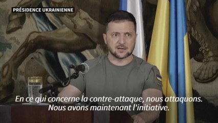 L'offensive ukrainienne n'est "pas rapide" mais "nous avançons", dit Zelensky