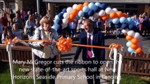 New Horizons Seaside Primary School in Lancing officially opens its new state-of-the-art sports hall