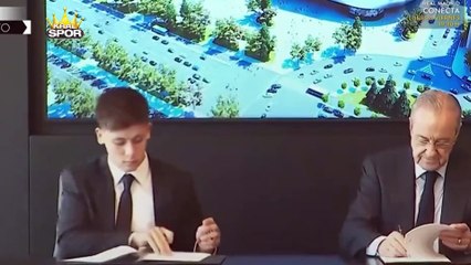 Arda Güler, Real Madrid'le sözleşme imzaladı