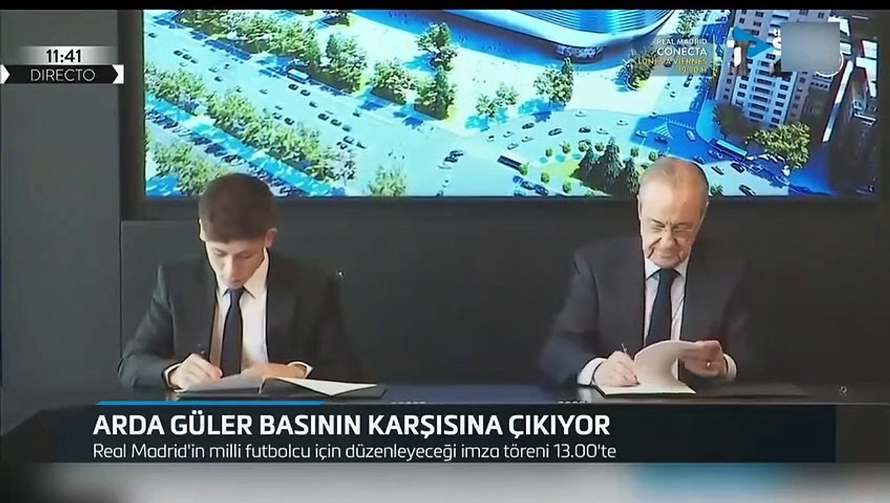 Son Dakika: Arda Güler, resmen Real Madrid'de! İşte tarihi imza töreninden görüntüler