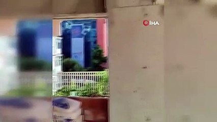 Le bâtiment, dont la démolition a été décidée, a commencé à être renforcé à Şişli