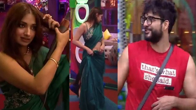 Bigg Boss OTT 2: Jiya Shankar को पहली बार साड़ी में देखकर बोले Abhishek AKA Fukra Insaan ?|FilmiBeat