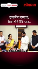 ठाकरेंना दणका, नीलम गोऱ्हे शिंदे गटात