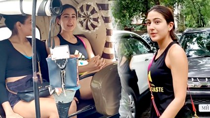 Sara Ali Khan Spotted Taking Rickshaw Ride Amid Mumbai Traffic