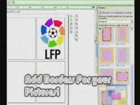 Photo collage and scrapbooking software