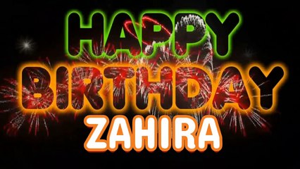 ZAHIRA  Happy Birthday Song – Happy Birthday ZAHIRA  - Happy Birthday Song - ZAHIRA  birthday song