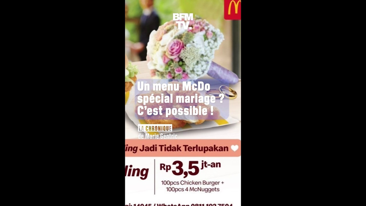 En Indonésie, McDonald's propose un menu spécia...