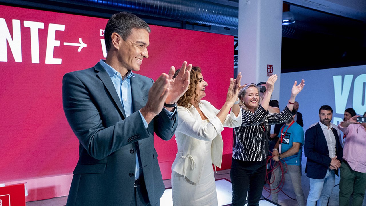 Pedro Sánchez presenta el programa electoral del PSOE