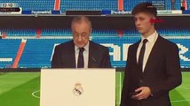 Arda Güler, Real Madrid'de ilk basın toplantısını yaptı