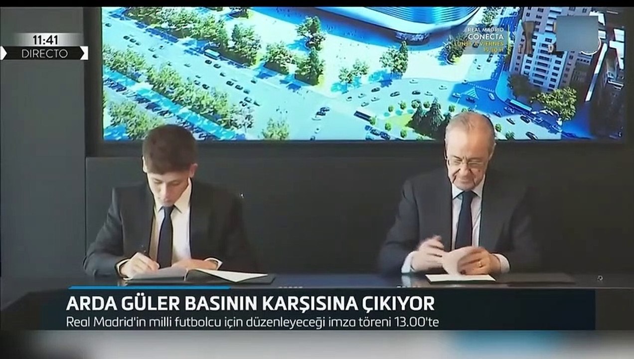 Dernière Minute： Arda Güler est officiellement au Real Madrid ! Voici les images de la cérémonie de signature historique