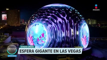 Esfera gigante causa sensación en Las Vegas