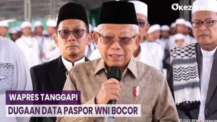 Dugaan Data Paspor WNI Bocor, Wapres: Semua Instansi Perketat Pengamanan Data