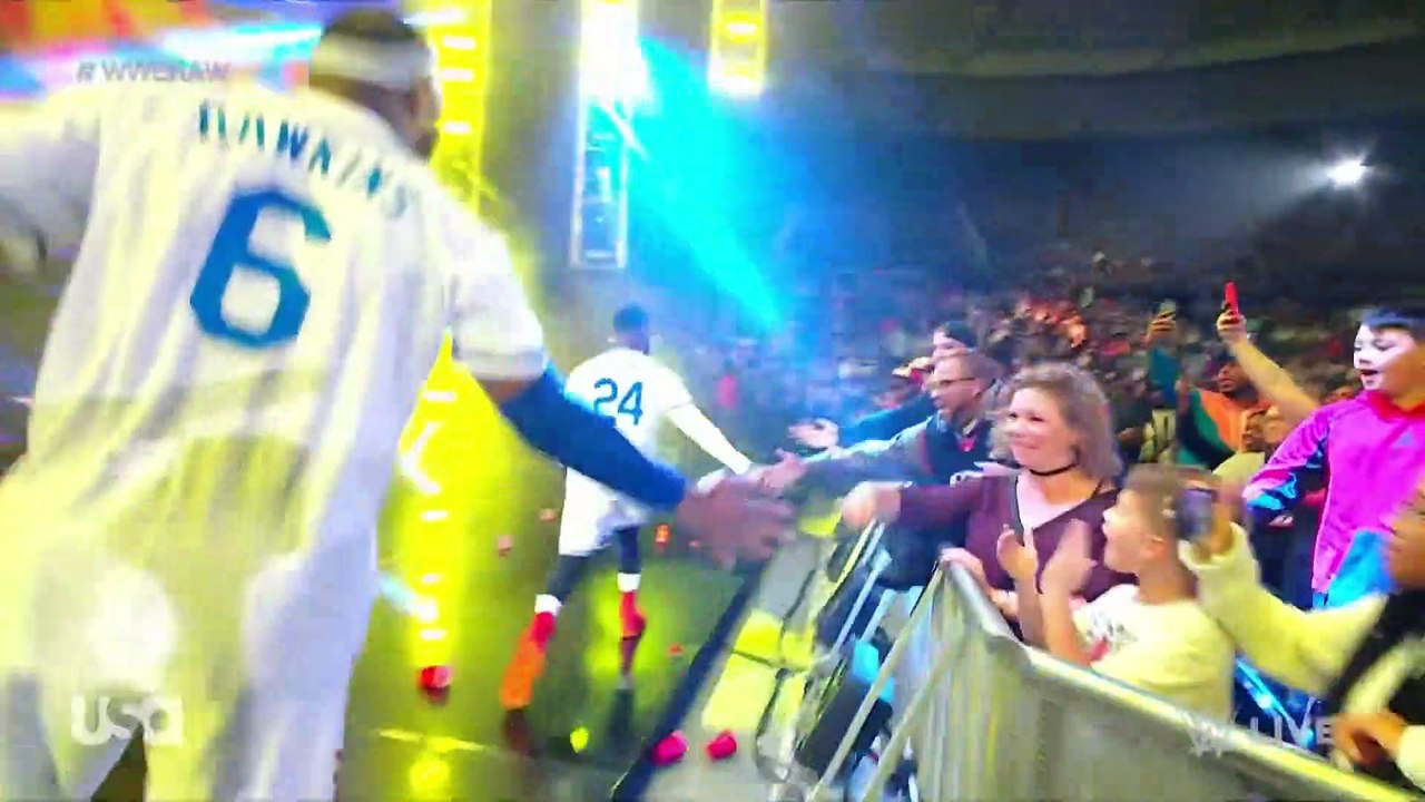 The Street Profits HUGE Entrance: WWE Raw, Nov. 28, 2022