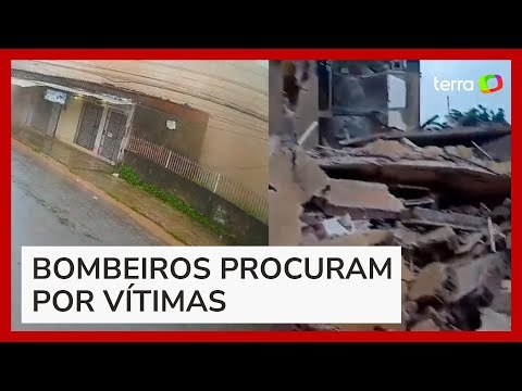 Veja o exato momento em que prédio desaba no Grande Recife