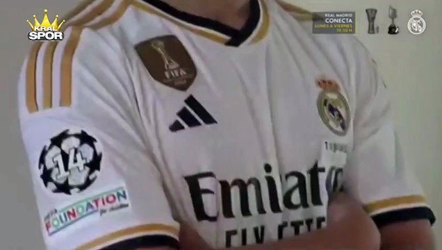 Arda Güler, Real Madrid formasını giydi