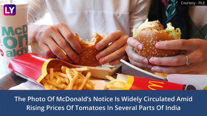 McDonald’s Suspends Use of Tomatoes in Its Food Products Amid Rising Prices in India