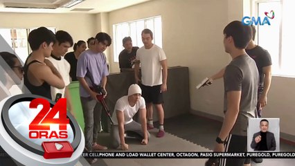 Cast ng "Black Rider", tuloy tuloy ang training para sa matitinding action scenes sa series | 24 Oras