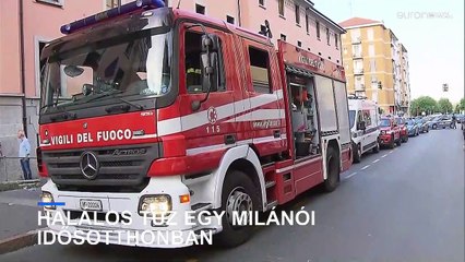 Halálos áldozatai is vannak egy milánói tűznek