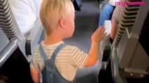 Cet enfant s'est mis à dire bonjour à tous les voyageurs du TGV