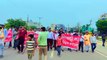 जिला की मांग रैली निकाल एसपी, एडीएम को सीएम के नाम सौंपा ज्ञापन