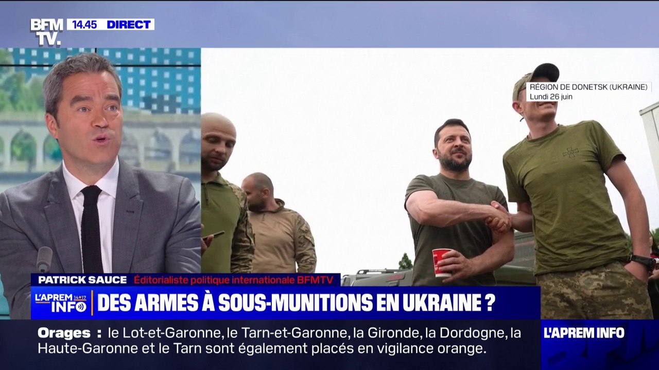 Selon la presse américaine, Joe Biden a approuvé l'envoi d'armes à sous-munitions à l'Ukraine