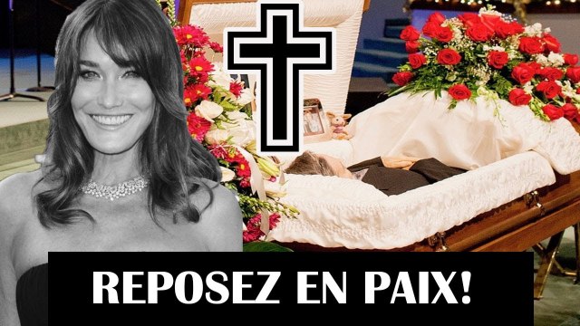 Ce matin!Reposez en paix!La triste nouvelle de la belle chanteuse Carla Bruni déprime tout le monde