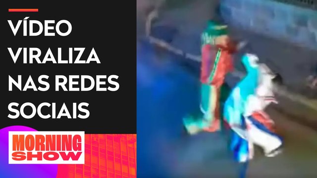 Depois da briga de heróis na Carreta Furacão, agora é a vez de Patati e Patatá na Carreta da Alegria