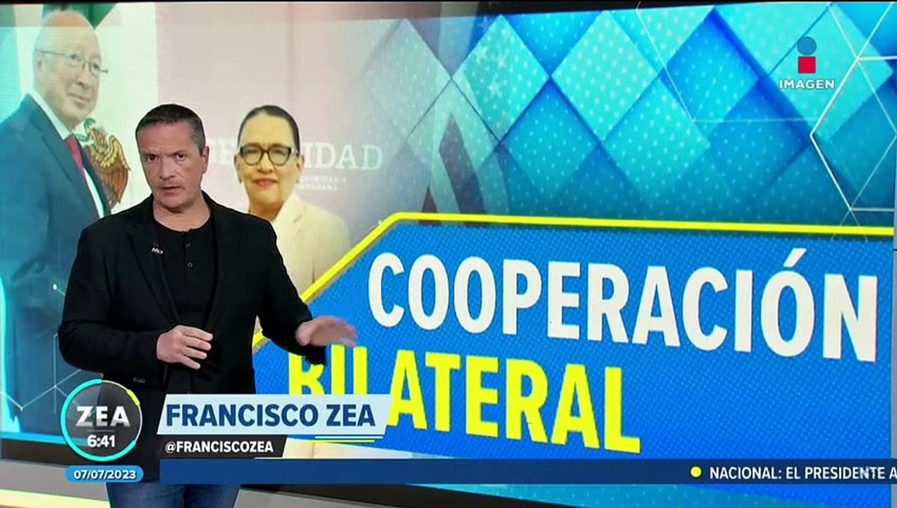 Rosa Icela Rodríguez se reúne con Ken Salazar para hablar de seguridad