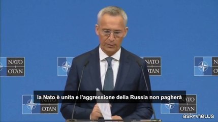 Stoltenberg: da Vilnius attendo conferma che Kiev diventi membro Nato