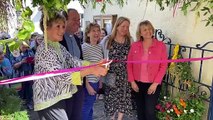 Former TV presenter. Jodi Spiers, opens Denbury's 'Festival of Flowers'
